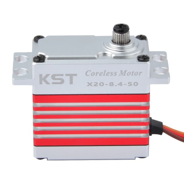 2023 News KST X20-8.4-50 8V 45kg 0.15 Sec Servo 180 Degree Coreless Servo Motor for Robot UAV Hobby Education